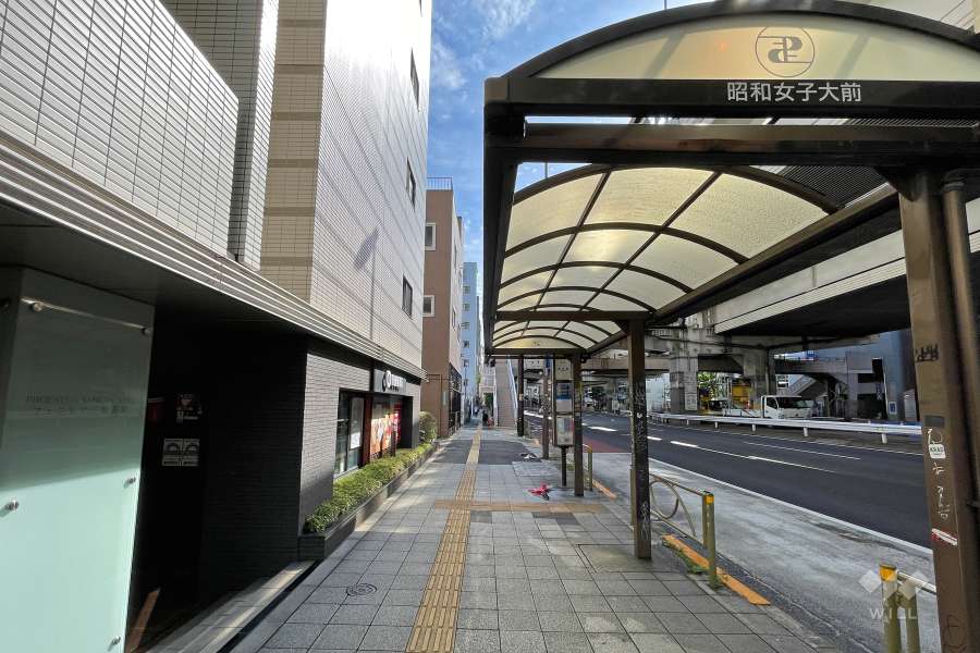 敷地南側の前面道路