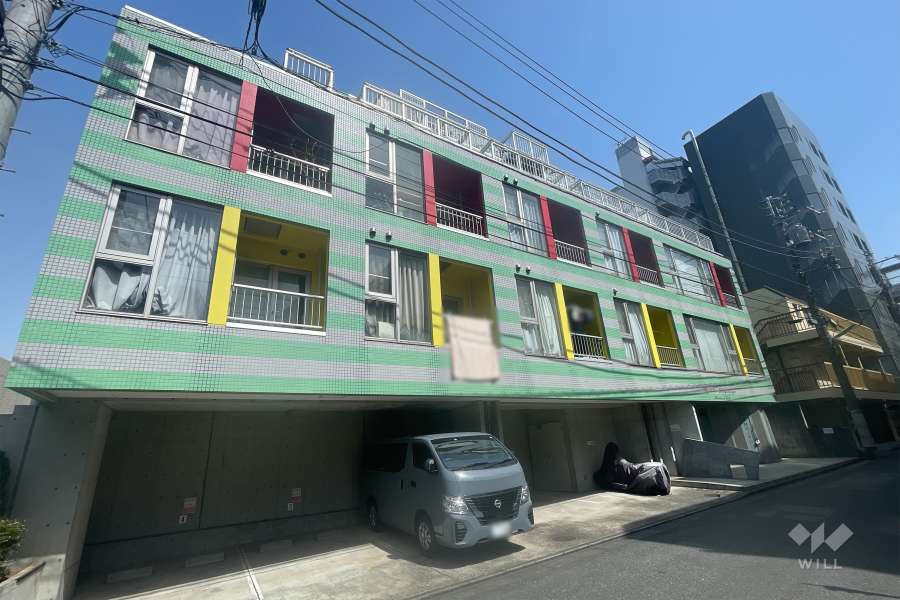 シンシア三軒茶屋レジデンスカフェの外観（西側から）