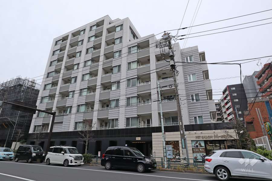 ダイナシティ三宿の外観（北東側から）