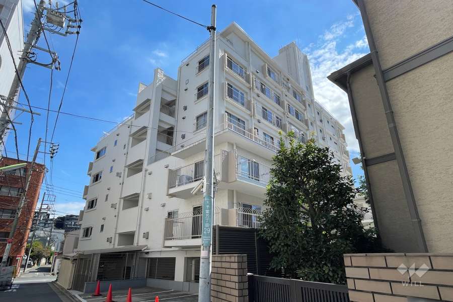 ファミール太子堂の外観（北西側から）