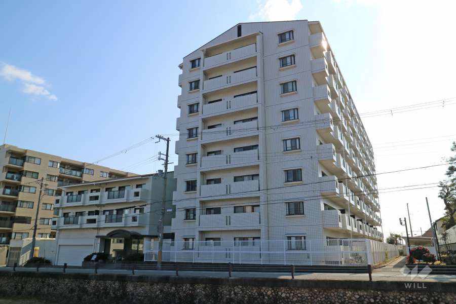 ロイヤルコート逆瀬川の外観（西側から）