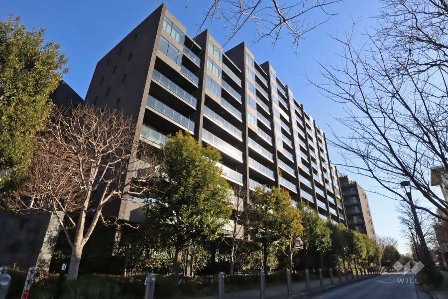 グランドヒルズ三軒茶屋ヒルトップガーデンコンフィデントフォート（C棟）の外観（北西側から）