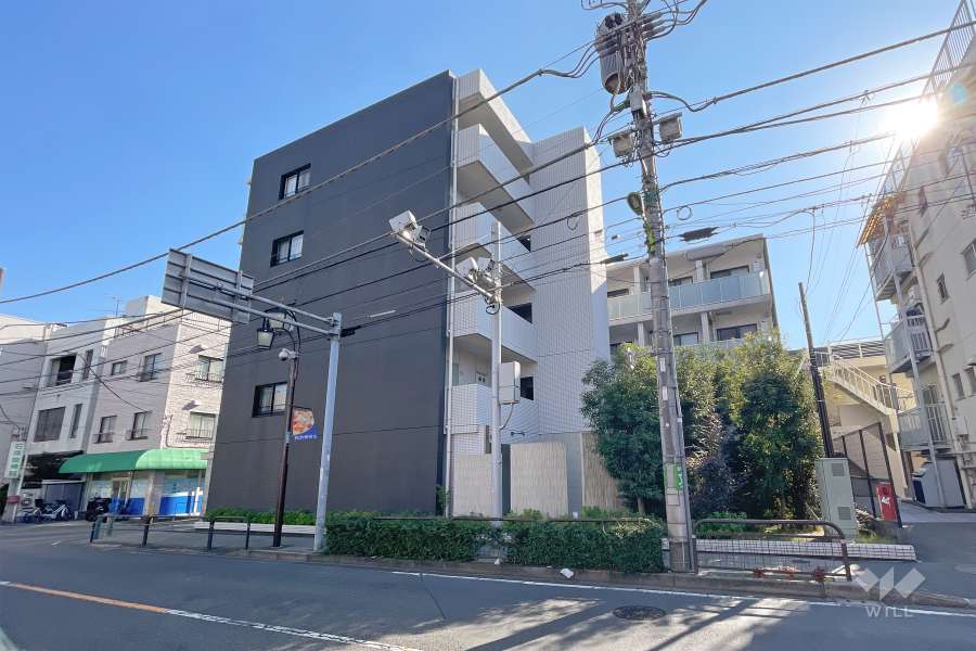プレールドゥーク下北沢の外観（北西側から）