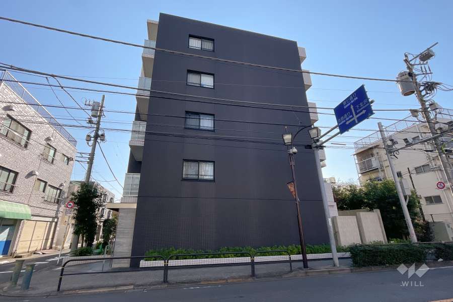 プレールドゥーク下北沢の外観（北側から）