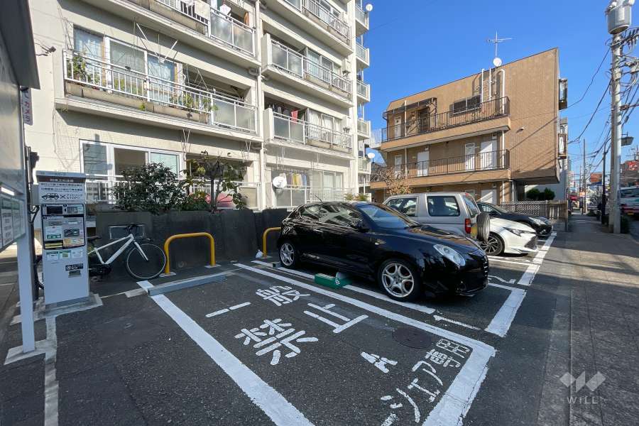 敷地内にあるコインパーキング