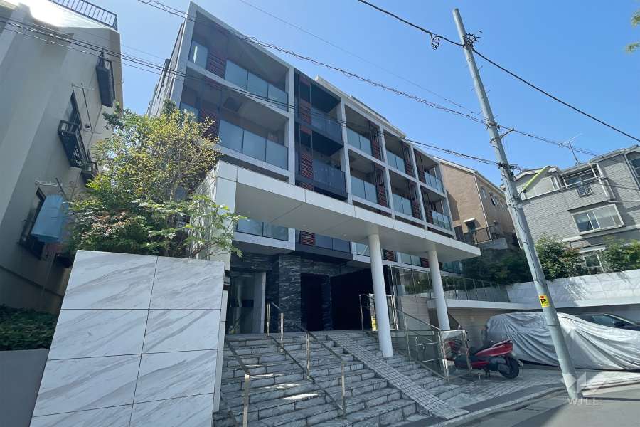 ピアース下北沢の外観（東側から）　