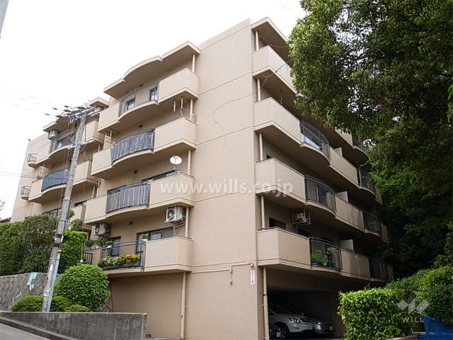 越木岩ハイデンスの外観（南西側から）