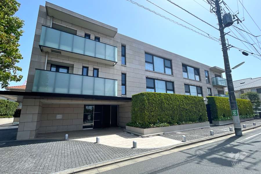 テラスド代沢の外観（北西側から）