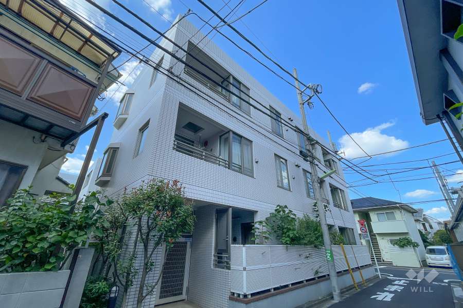 アビテ梅ヶ丘の外観（南東側から）