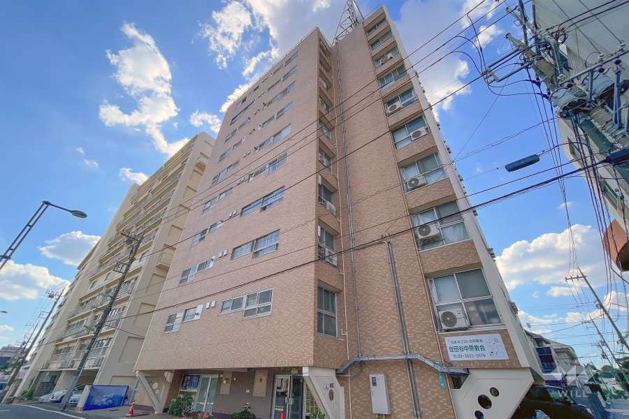 信誠コーポの外観（北東側から）