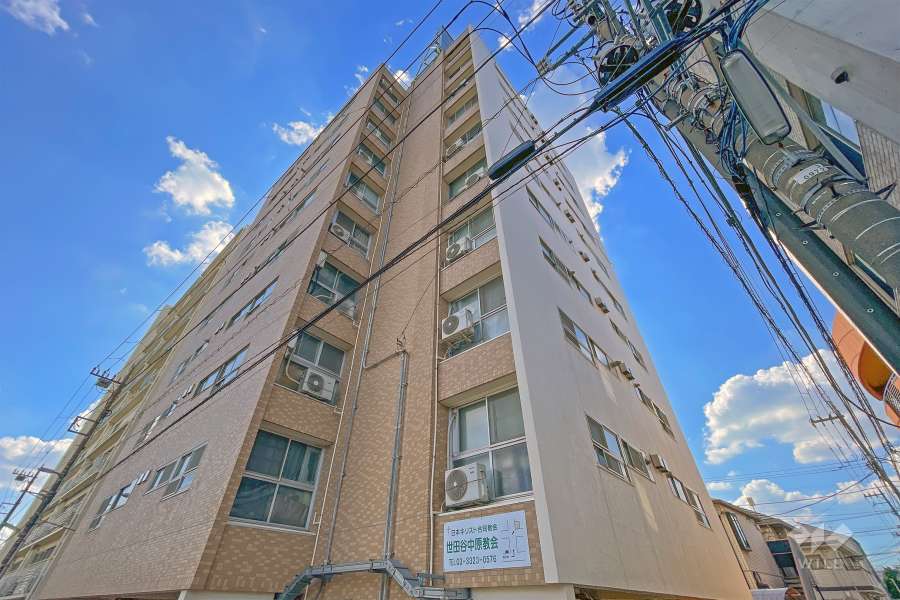 信誠コーポの外観（北東側から）