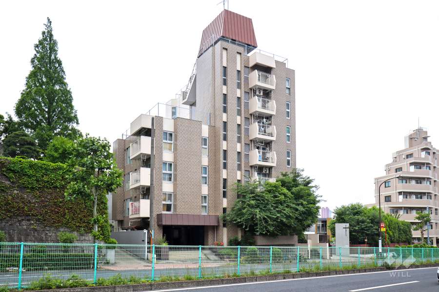 世田谷代田サンライズマンションの外観（北西側から）