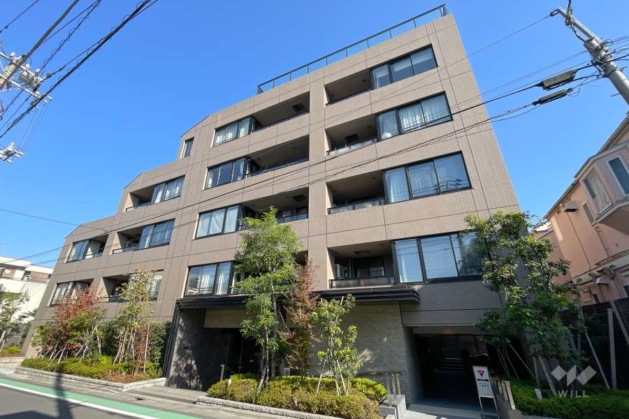 ウエリス下北沢の外観（南西側から）