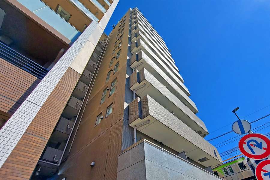 菱和パレス笹塚外観(北西側から)