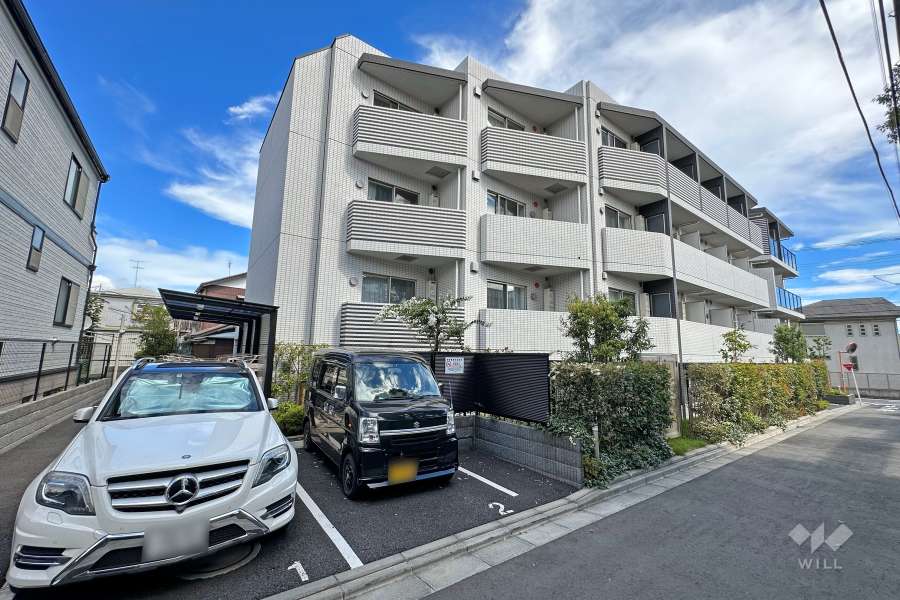 スカイコート世田谷代田橋の外観（北西側から）