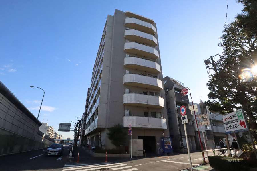 デュオステージ祖師ヶ谷大蔵の外観(北側から)