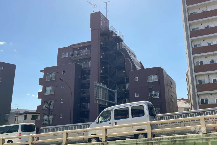 藤和大蔵コープの外観（北東側から）