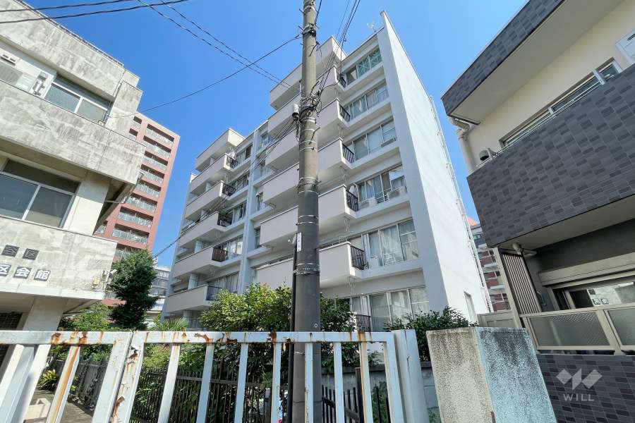 池尻コーポの外観（南東側から）　