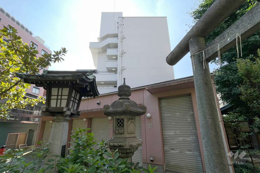 池尻コーポの外観（北西側から）