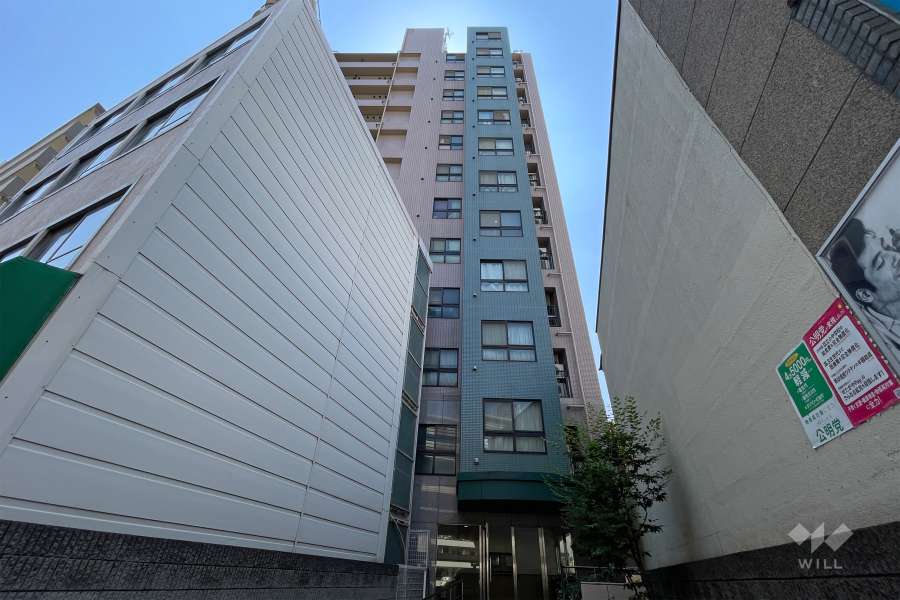ラフォルム池尻大橋の外観（北西側から）