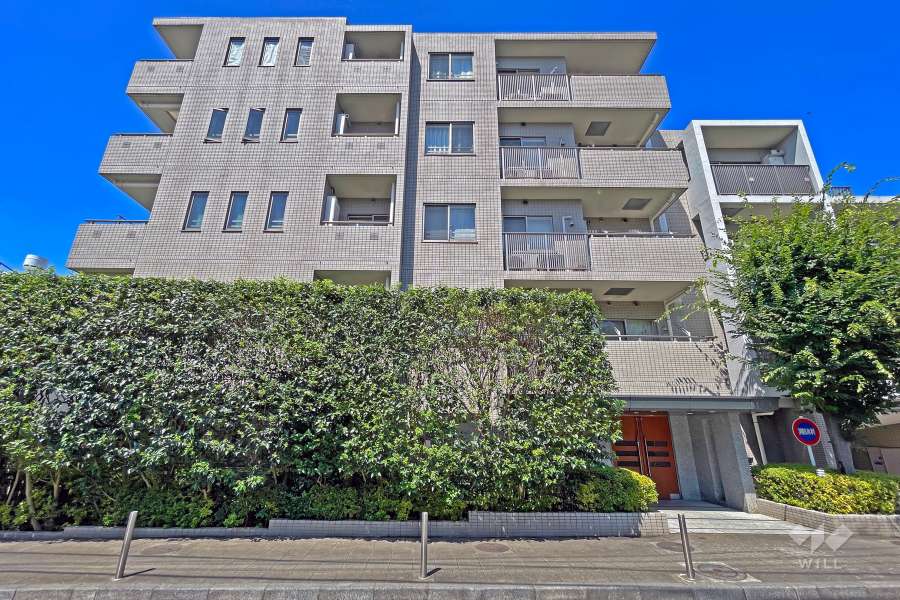 ヒルズ池尻東山公園の外観（東側から）