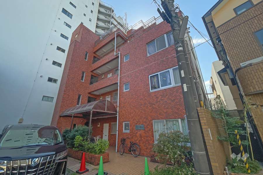 リリーマンション池尻の外観（北西側から）