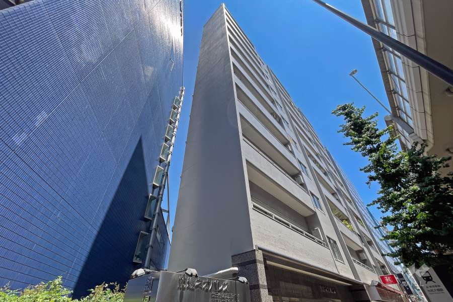 駒場ネオパレスの外観（南西側から）