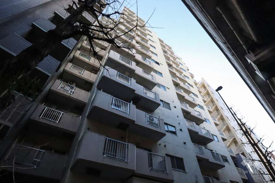 マンション池尻の外観(北側から)