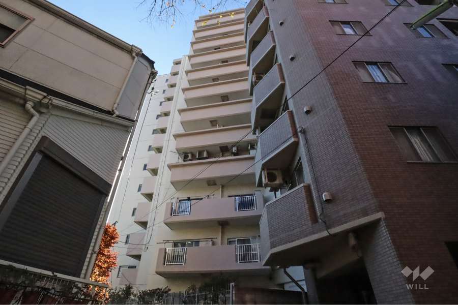 マンション池尻の外観(東側から)