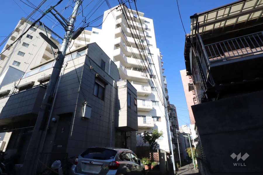 マンション池尻の外観(南側から)