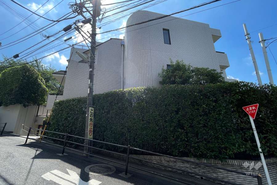 パレ駒場の外観（北西側から）