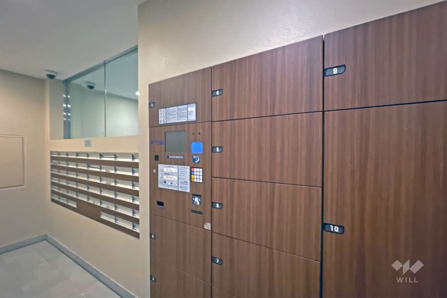 共用ポストと宅配ボックス