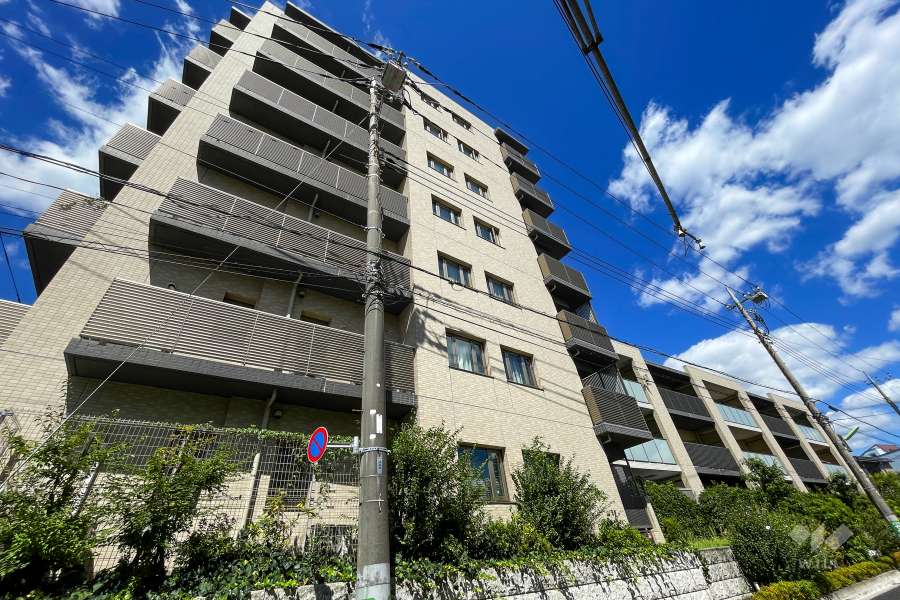 ジオ上野毛の外観（南西側から）