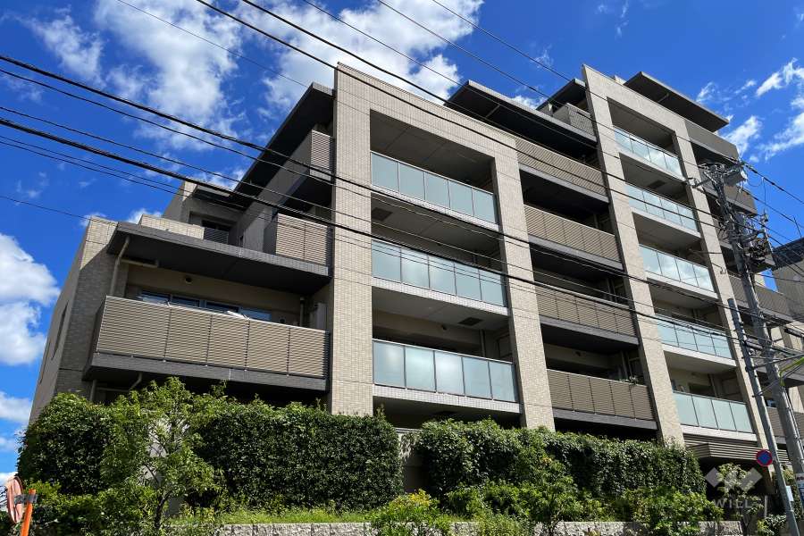 ジオ上野毛の外観（北西側から）