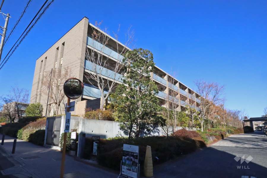 ブランズシティ世田谷中町C街区の外観（南西側から）
