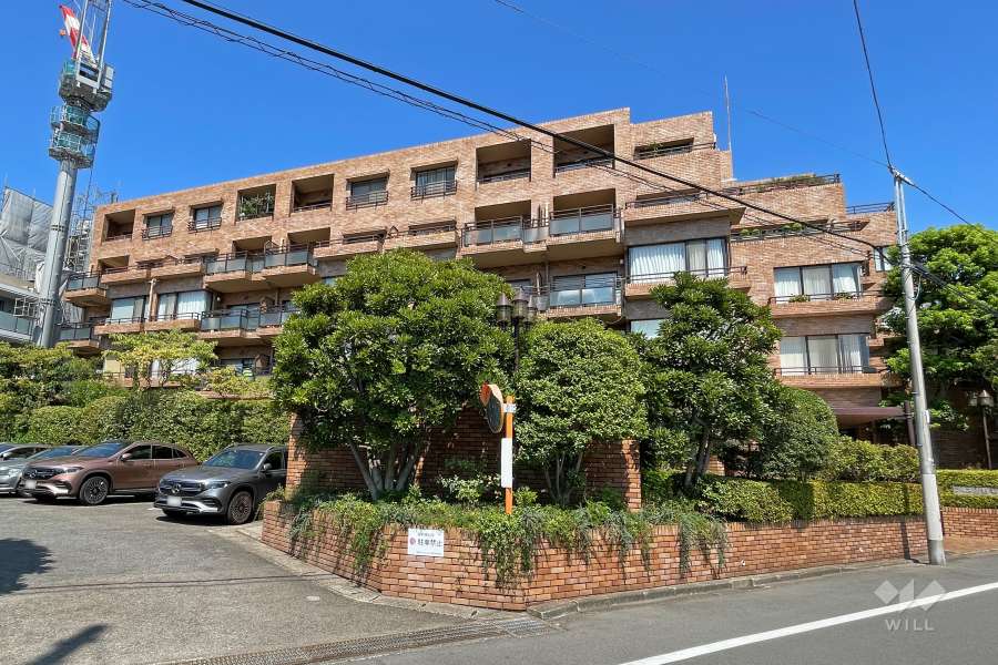 東急ドエルアルス上野毛の外観（南東側から）