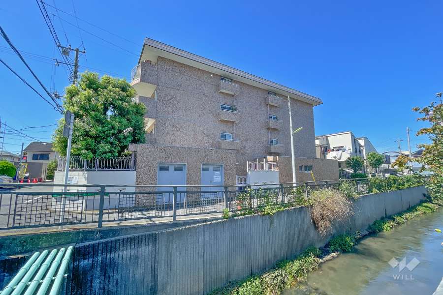 ハウス上野毛の外観（東側から）