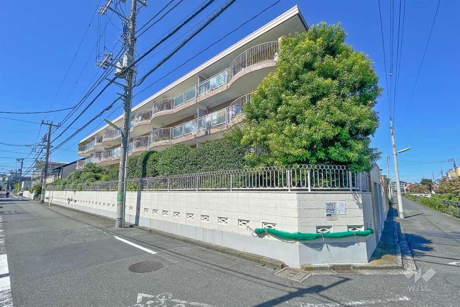 ハウス上野毛の外観（南東側から）