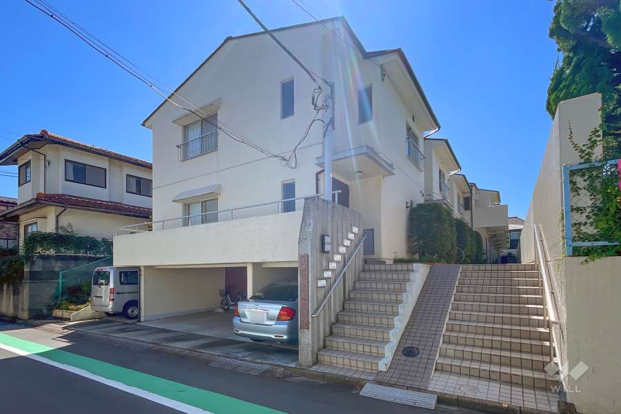 上野毛タウンホームの外観（北側から）