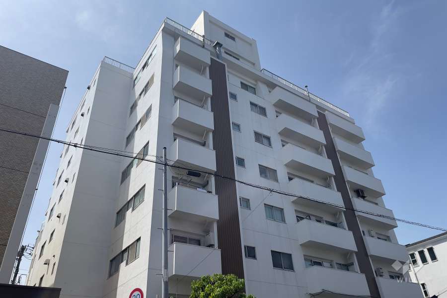 自由ヶ丘第3マンションの外観（北東側から）