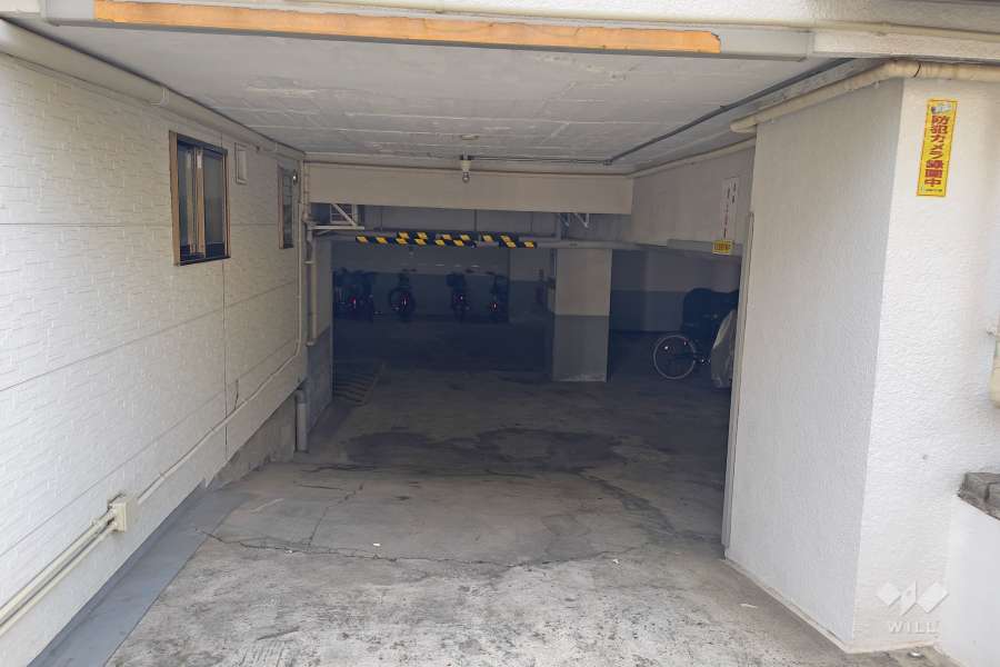 駐輪場の出入り口