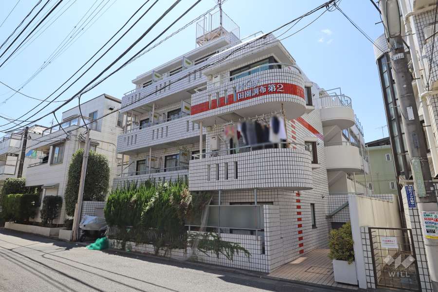 ハイシティ田園調布第2の外観（北東側から）