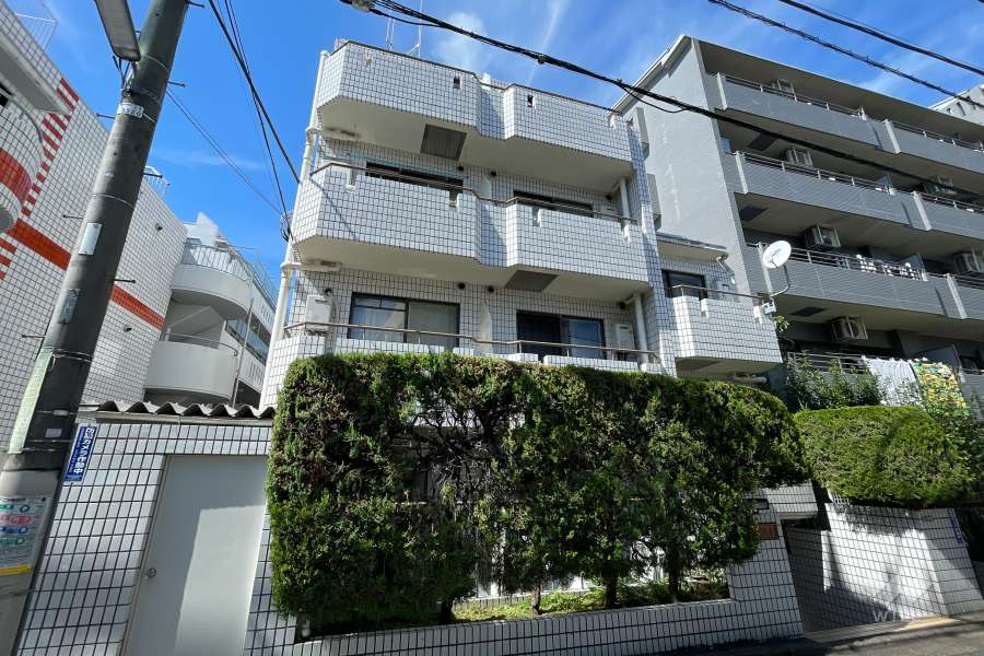 ハイタウン田園調布の外観（南東側から）