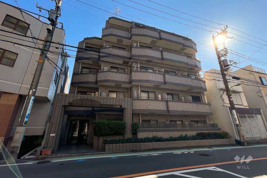 ワコーレ等々力2の外観（北西側から）