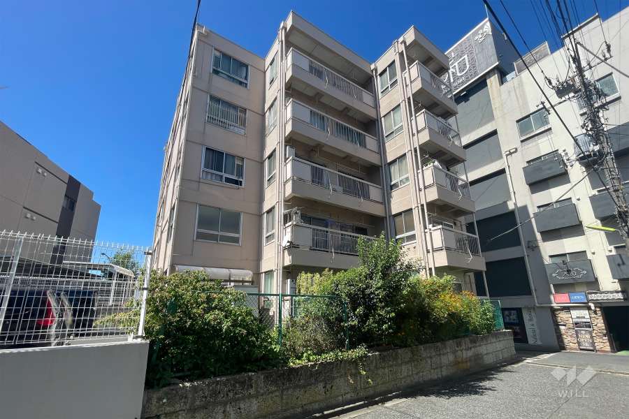 等々力コーポラスの外観（南東側から）