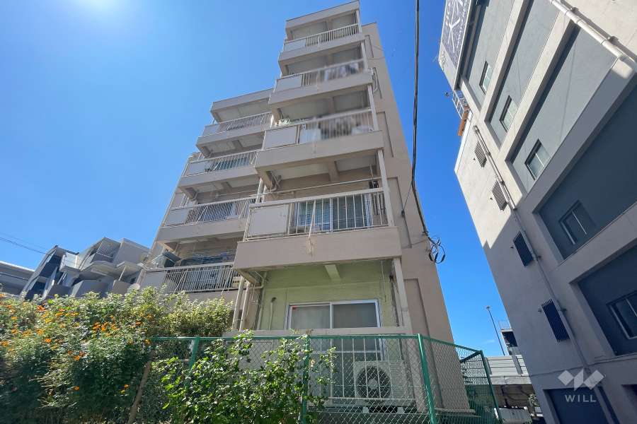 等々力コーポラスの外観（東側から）