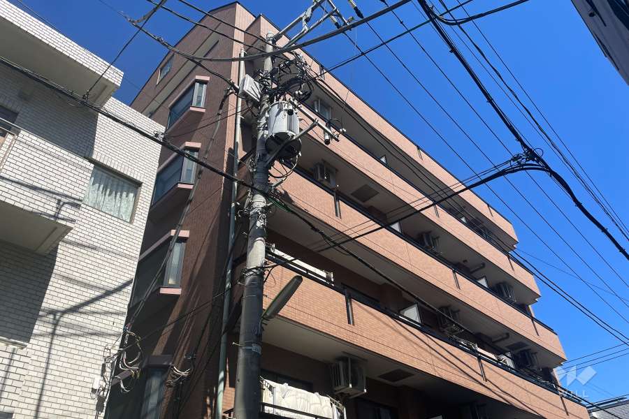 スエルテ等々力の外観（南東側から）