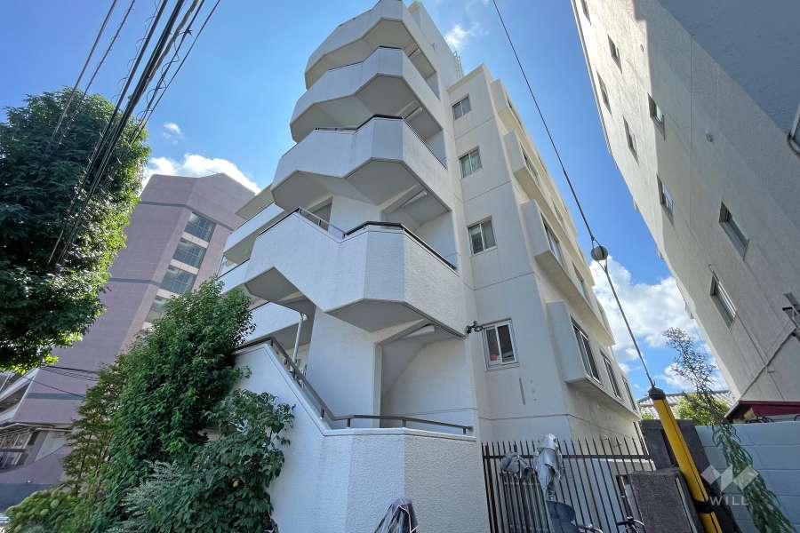 ジュネス等々力の外観（北西側から）