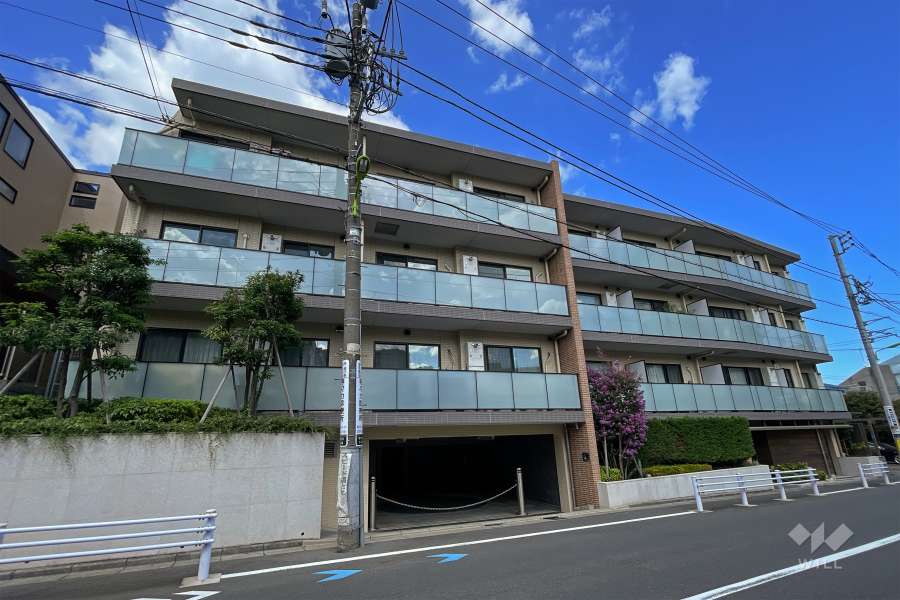 エラヴィオ等々力の外観（南西側から）