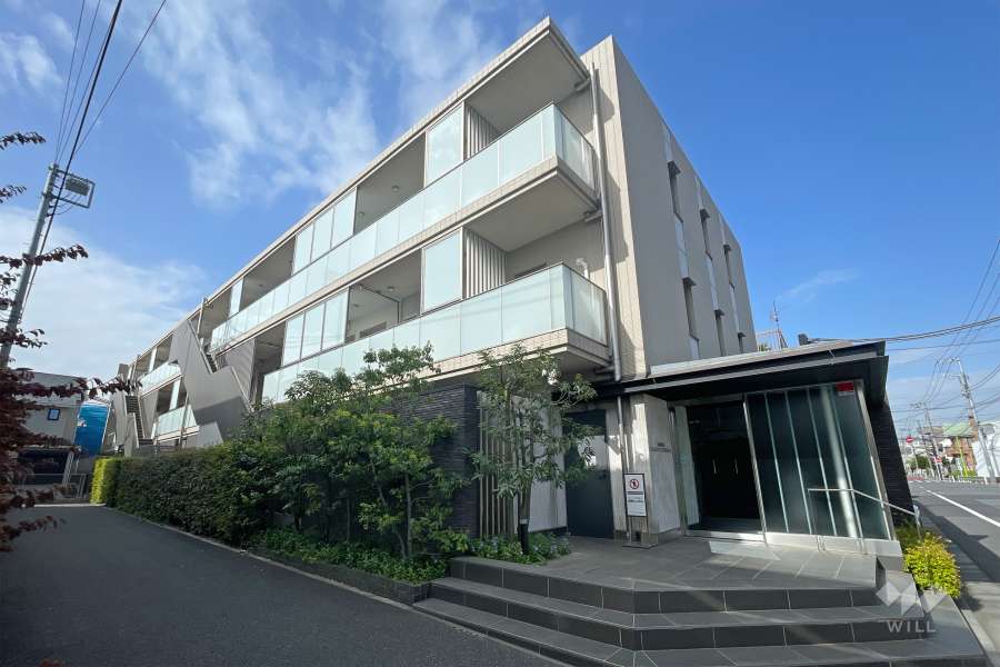 グローリオ等々力の外観（北東側から）